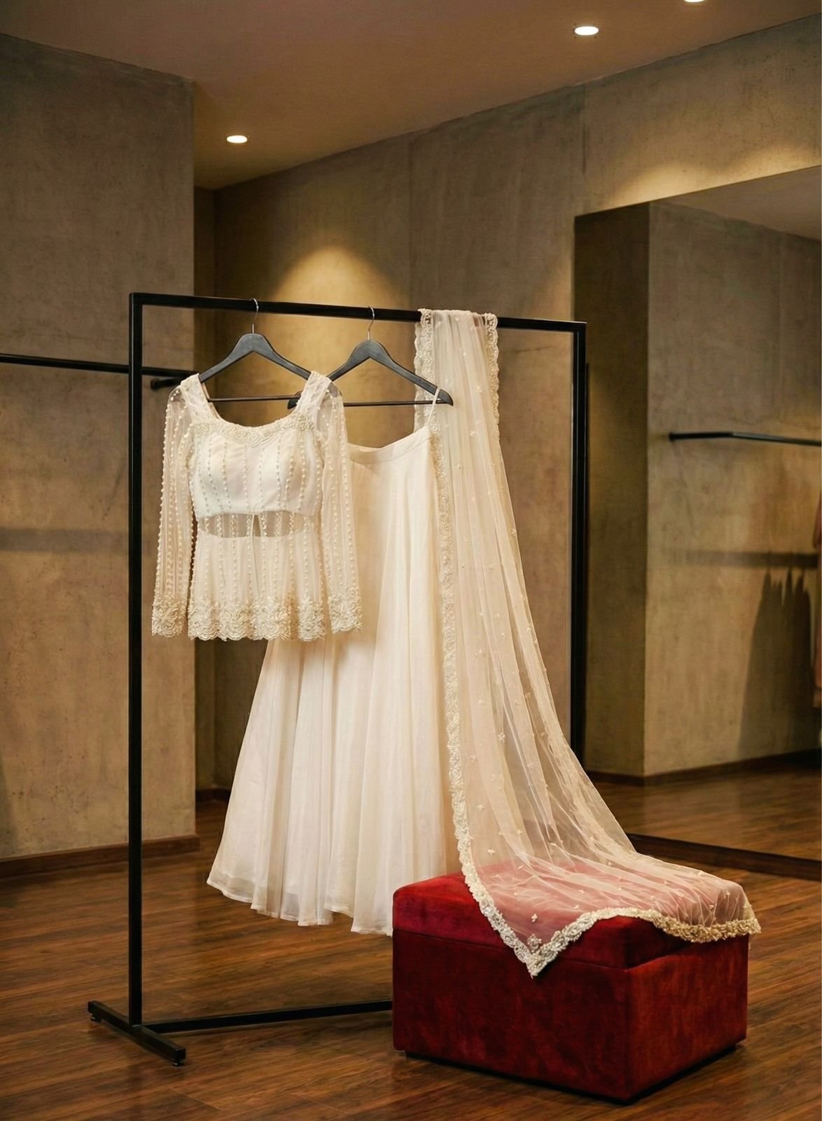 Silk Satin Lahenga Party Wear