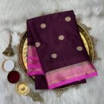 Mysore Crepe Silk Butta Saree
