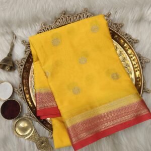 Mysore Crepe Silk Butta Saree